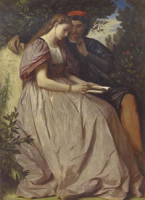 Anselm Feuerbach Paolo and Francessa Germany oil painting art